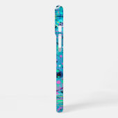 Ocean Bubbles: Maximalist Art iPhone Hoesje (Linkerkant)