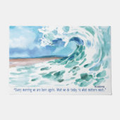 Ocean Buddism Spiritueel Quote Inspirerend Deurmat (Voorkant)