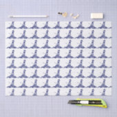 Ocean Buoy en Seagulls DIY Kleuren Blauw Tissuepapier (Craft)