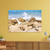 Ocean Canvas wall decor Rocky beach (Insitu (Woonkamer))