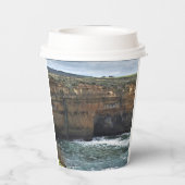 Ocean Carved Wonders Papieren Bekers (Achterkant)