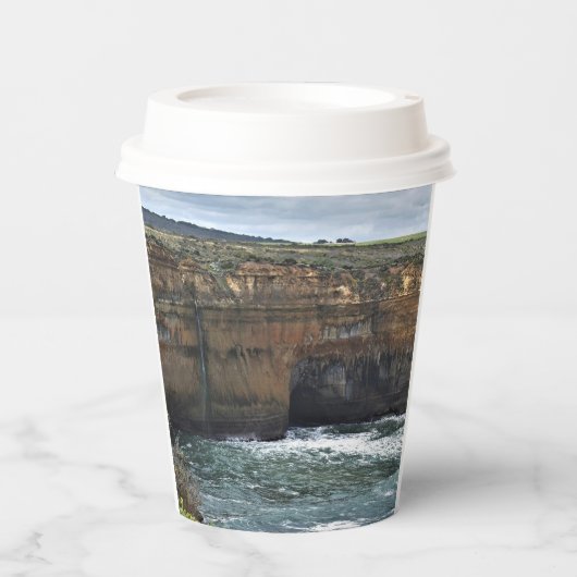 Ocean Carved Wonders Papieren Bekers (Voorkant)