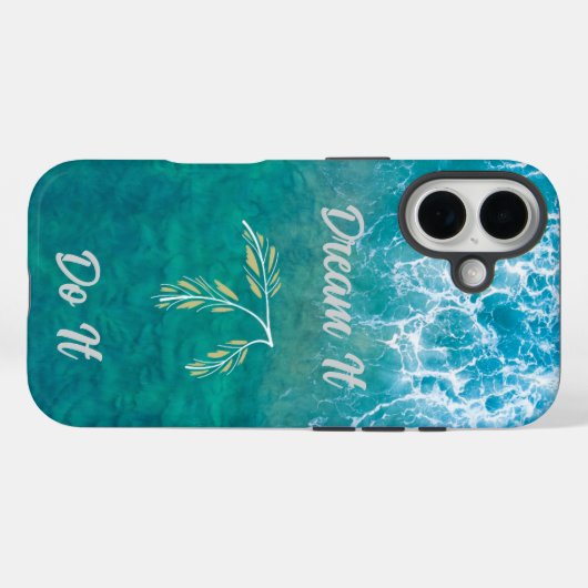 Ocean Case-Mate iPhone Case (Achterkant (horizontaal))
