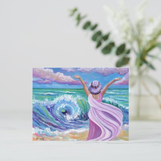 Ocean Celebration Briefkaart (Staand voorkant)