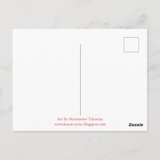 Ocean Celebration Briefkaart (Achterkant)