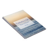 Ocean Celebration of Life Memorial Guest Book Notitieboek (Rechterzijde)
