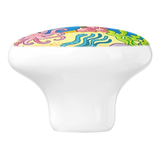 Ocean Character Keramische Deurknop Knop (Zijkant)