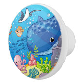 Ocean Character Keramische Deurknop Knop (Rechts)