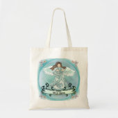 Ocean Christelijk angel Canvas tas (Voorkant)