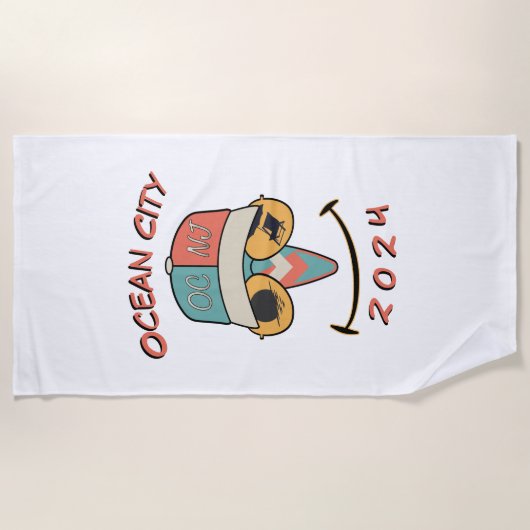  Ocean City 2024 Strandlaken (Voorkant)