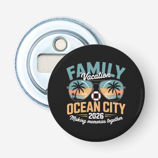 Ocean City Beach Button Flesopener (Voorkant)