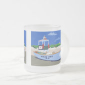 Ocean City Beach Patrol Matglas Koffiemok (Voorkant rechts)