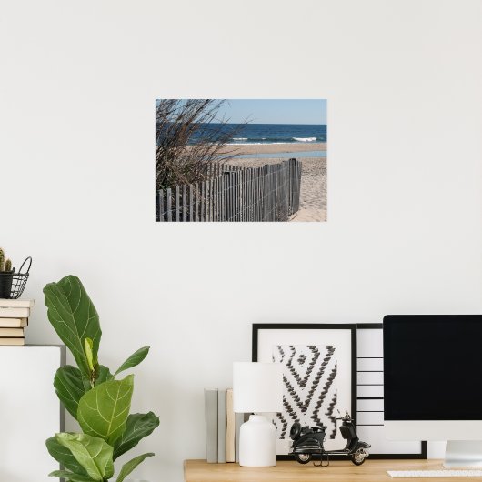 Ocean City Beach Print (Thuiskantoor)