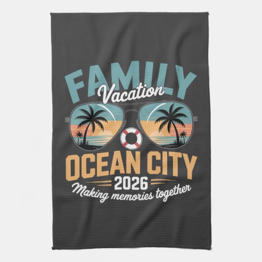 Ocean City Beach Theedoek (Verticaal)