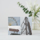 Ocean City Boardwalk Rides Briefkaart (Staand voorkant)