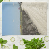 Ocean city Boardwalk Theedoek (Gevouwen)