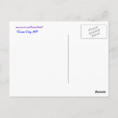 Ocean City Briefkaart (Achterkant)