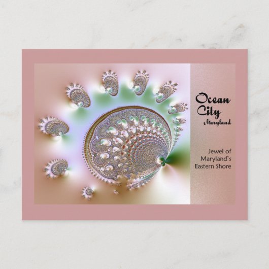Ocean City, Briefkaart van Maryland (Voorkant)
