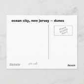 Ocean City Dunes Briefkaart (Achterkant)