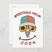 Ocean City glimlach Briefkaart (Voorkant / Achterkant)