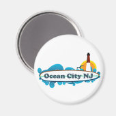Ocean City. Magneet (Voorkant / Achterkant)