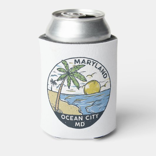 Ocean City Maryland  Blikjeskoeler (Blikje Achterkant)