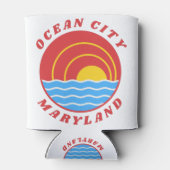 Ocean City Maryland Blikjeskoeler (Achterkant)