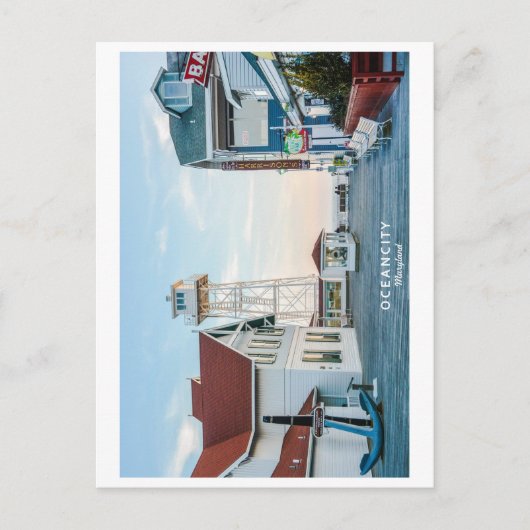 Ocean City Maryland. Briefkaart (Voorkant)