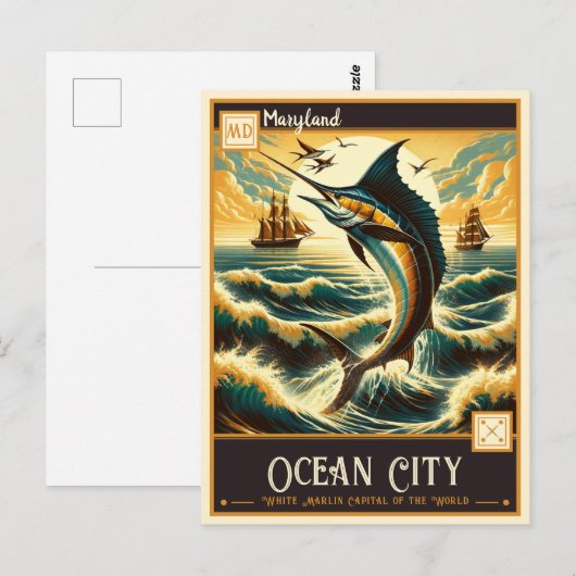 Ocean City, Maryland |  Briefkaart (Voorkant / Achterkant)