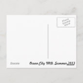 Ocean City Maryland Briefkaart Summer 2013 (Achterkant)