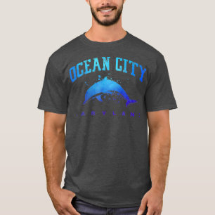 OCEAN CITY MARYLAND Dolphin Beach Vist familie T-shirt