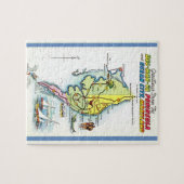 Ocean City, Maryland  kaart Legpuzzel (Horizontaal)