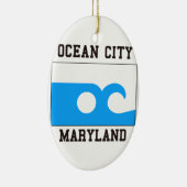 Ocean City Maryland Keramisch Ornament (Rechts)