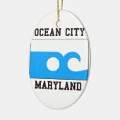 Ocean City Maryland Keramisch Ornament (Links)
