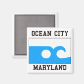 Ocean City Maryland Magneet (Voorkant / Achterkant)