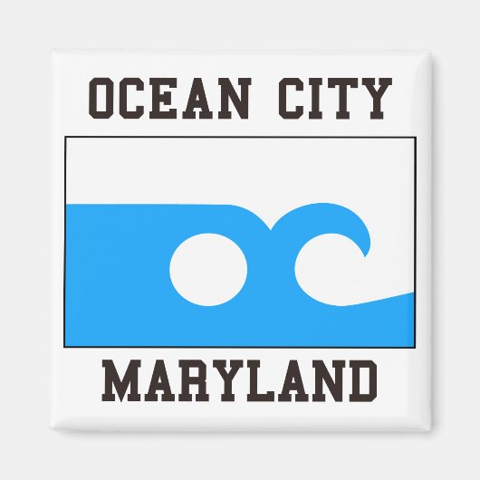Ocean City Maryland Magneet (Voorkant)