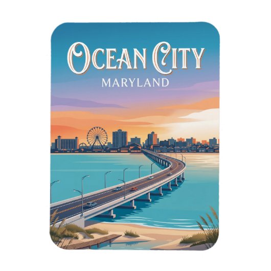 Ocean City Maryland Magneet (Verticaal)