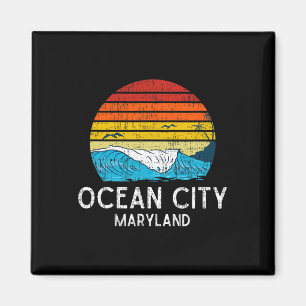 Ocean City Maryland MD  Beach Ocean Family Magneet