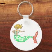 Ocean City, Maryland Mermaid Sleutelhanger (Voorkant)