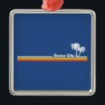 Ocean City, Maryland Metalen Ornament<br><div class="desc">Het wordt niet veel iconisch Maryland dan Ocean City. Er is enkel iets over de comfortabele chaos van de stoep die de perfecte atmosfeer voedt voor een onvergegetelijke familievakantie.</div>
