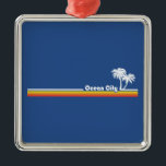 Ocean City, Maryland Metalen Ornament<br><div class="desc">Het wordt niet veel iconisch Maryland dan Ocean City. Er is enkel iets over de comfortabele chaos van de stoep die de perfecte atmosfeer voedt voor een onvergegetelijke familievakantie.</div>
