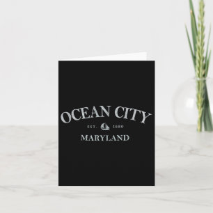 Ocean City Maryland _ Ocean City MD Zeilboot Kaart