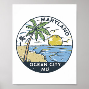 Ocean City Maryland  Poster