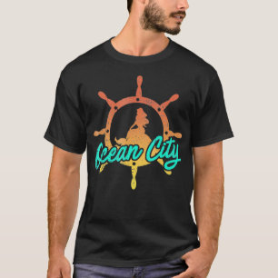 Ocean City Maryland Retro Zeemeermin Gift 2 T-shirt