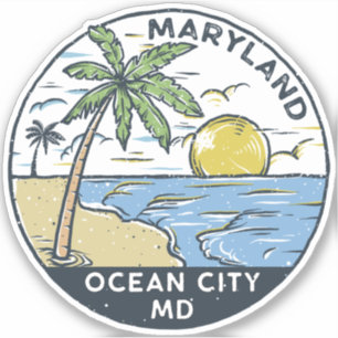 Ocean City Maryland  Sticker