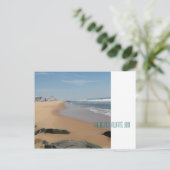 Ocean City Maryland, strand Briefkaart (Staand voorkant)