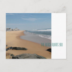 Ocean City Maryland, strand Briefkaart