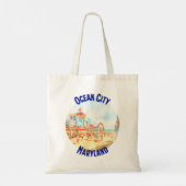 Ocean City, Maryland Tote Bag (Achterkant)