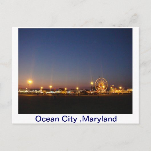 Ocean City,Maryland,VS Briefkaart (Voorkant)