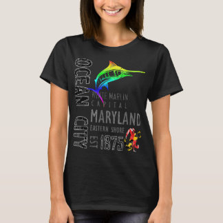 Ocean City Maryland White Marlin Capital Eastern S T-shirt